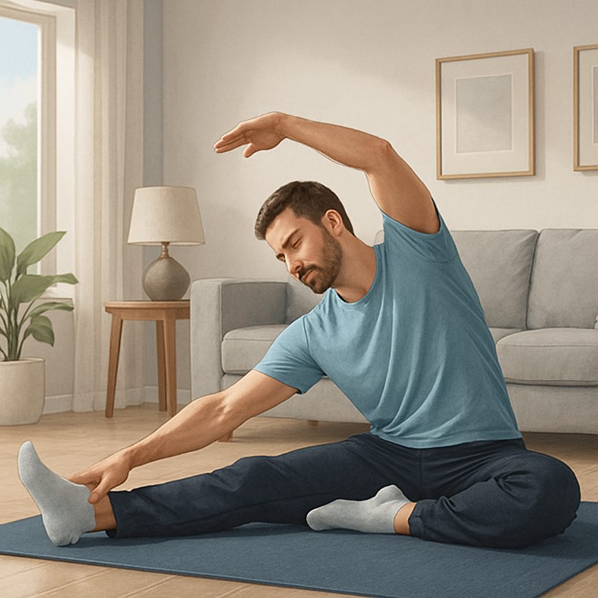 Movimiento diario para confort masculino