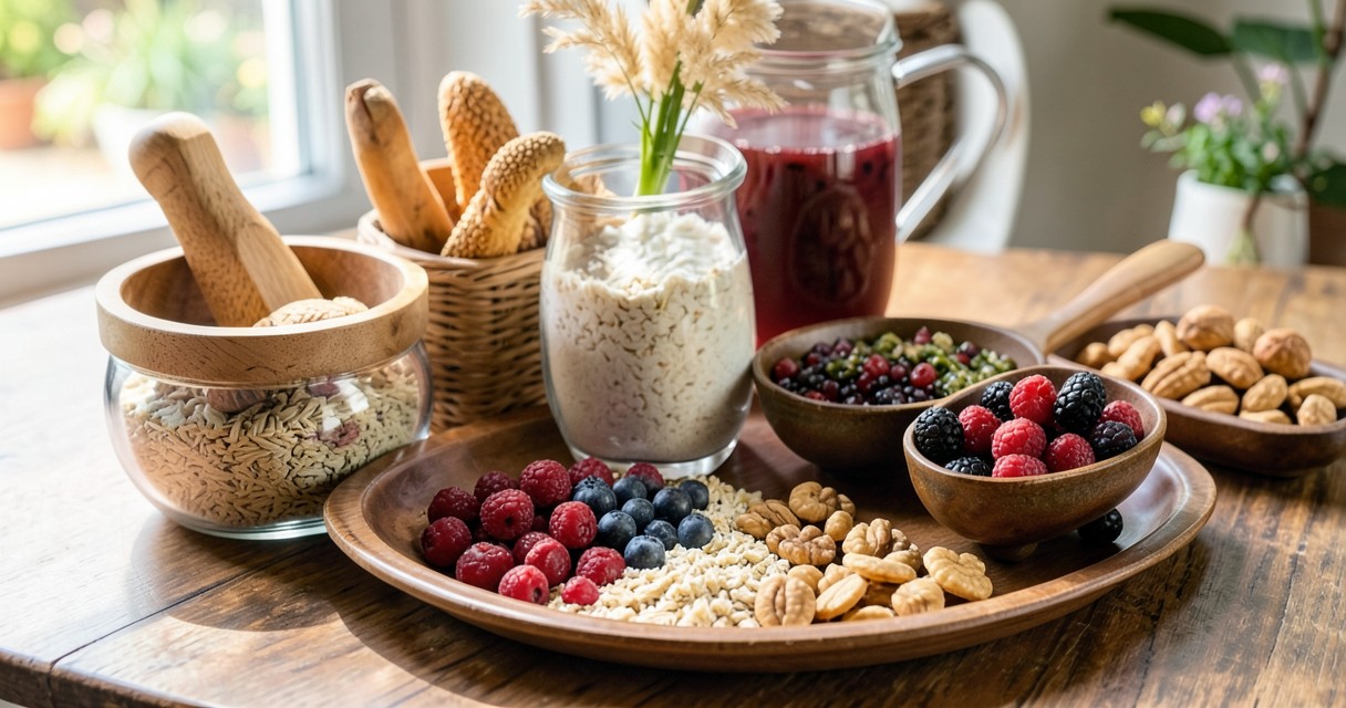 Hábitos sencillos para equilibrio diario — Alimentación ligera con propiedades antiinflamatorias