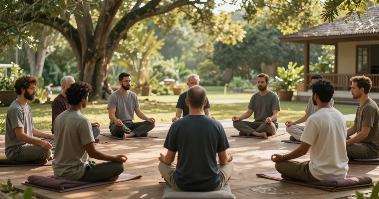 Técnicas de meditación para hombres — La meditación en grupo: apoyo y conexión